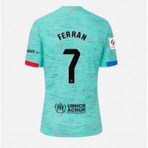 Barcelona Ferran Torres #7 Replica Third Stadium Shirt for Women 2023-24 Short Sleeve